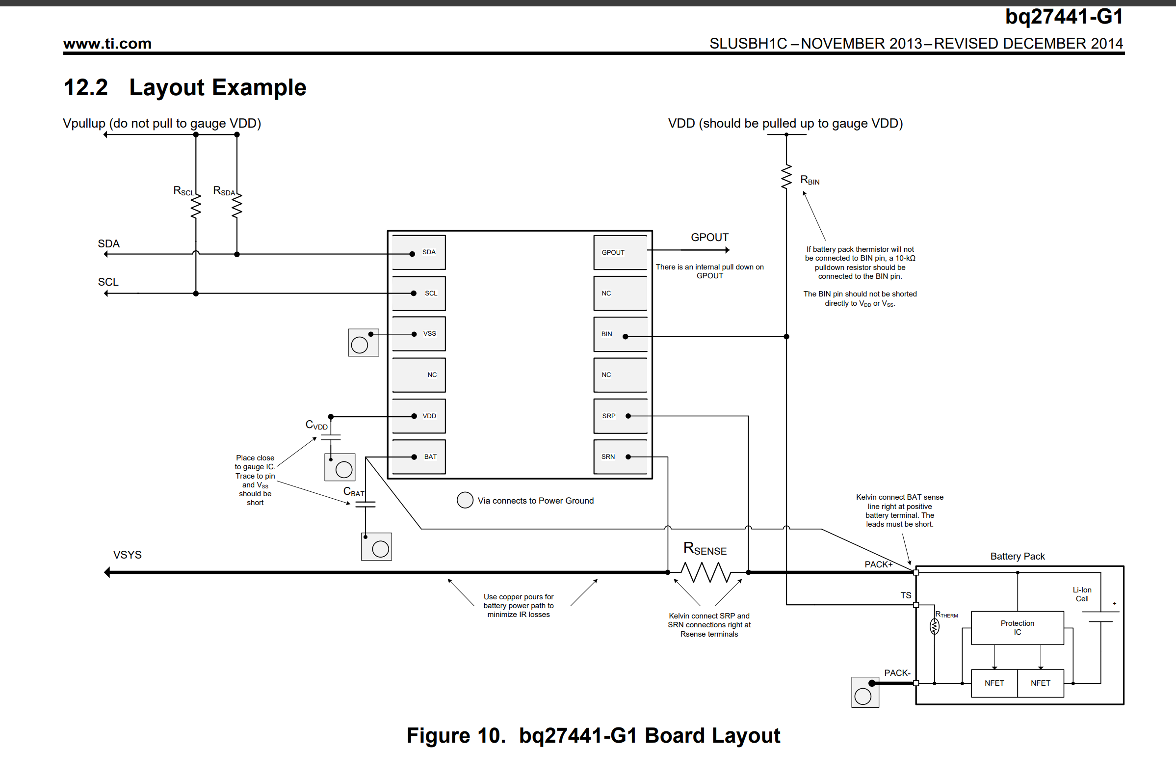 Current sensing resistor layout